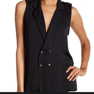 L’Academie Los Angeles military blouse in black size Large